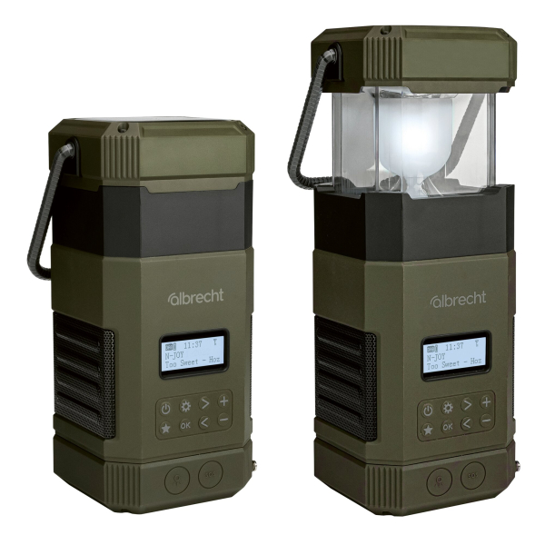 Albrecht DR 114 Outdoor Kurbelradio mit Akku