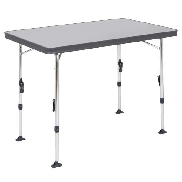 Crespo AL/246 Klapptisch, 101x65cm, silber/grau