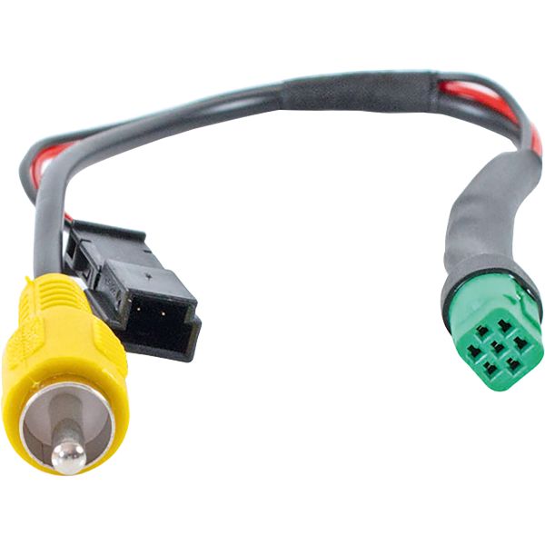 Caratec Adapter Monitor, 7-poliger Stecker grün auf Cinchstecker