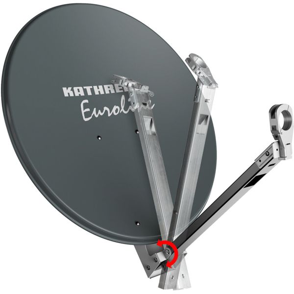 Kathrein Sat-Spiegel KEA 650 mit klappbarem LNB-Arm