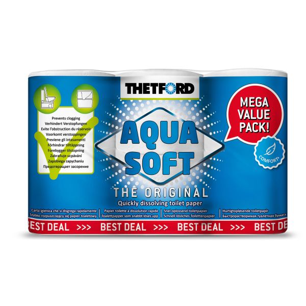 Thetford Toilettenpapier Aqua Soft 6er Pack