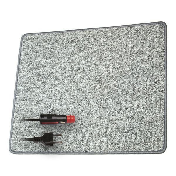 Pro Car Heizteppich 12 V – Grau – 60 x 40 cm