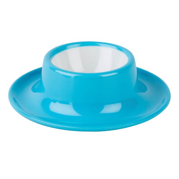 Gimex Rainbow egg cup to match Rainbow tableware set, light blue/white