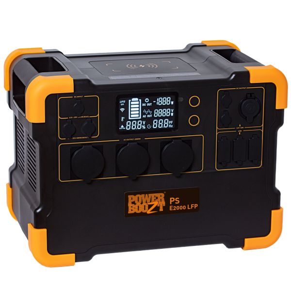 PowerBoozt PB PS E2000 LFP Powerstation, 40Ah, 2000W