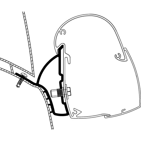Thule Adapter Hymer Car 302 für TO 5102