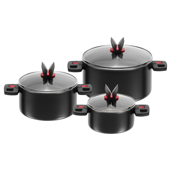 Ballarini Click & Cook Kochtopfset 3-tlg.