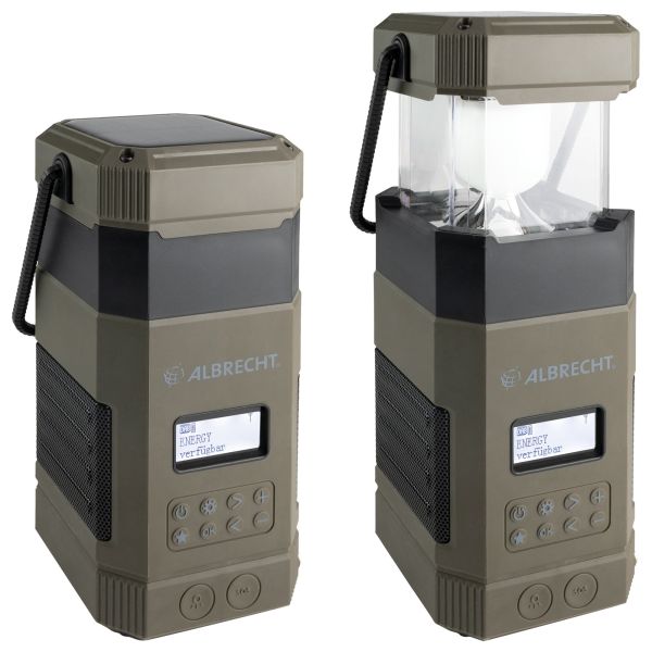 Albrecht DR 114 Outdoor Kurbelradio mit Akku