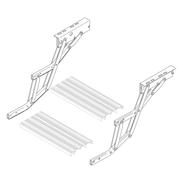 Thule Double Step 12V Alu Schere links