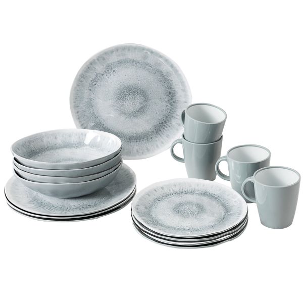 Tableware Set Pearl, 16 Pieces