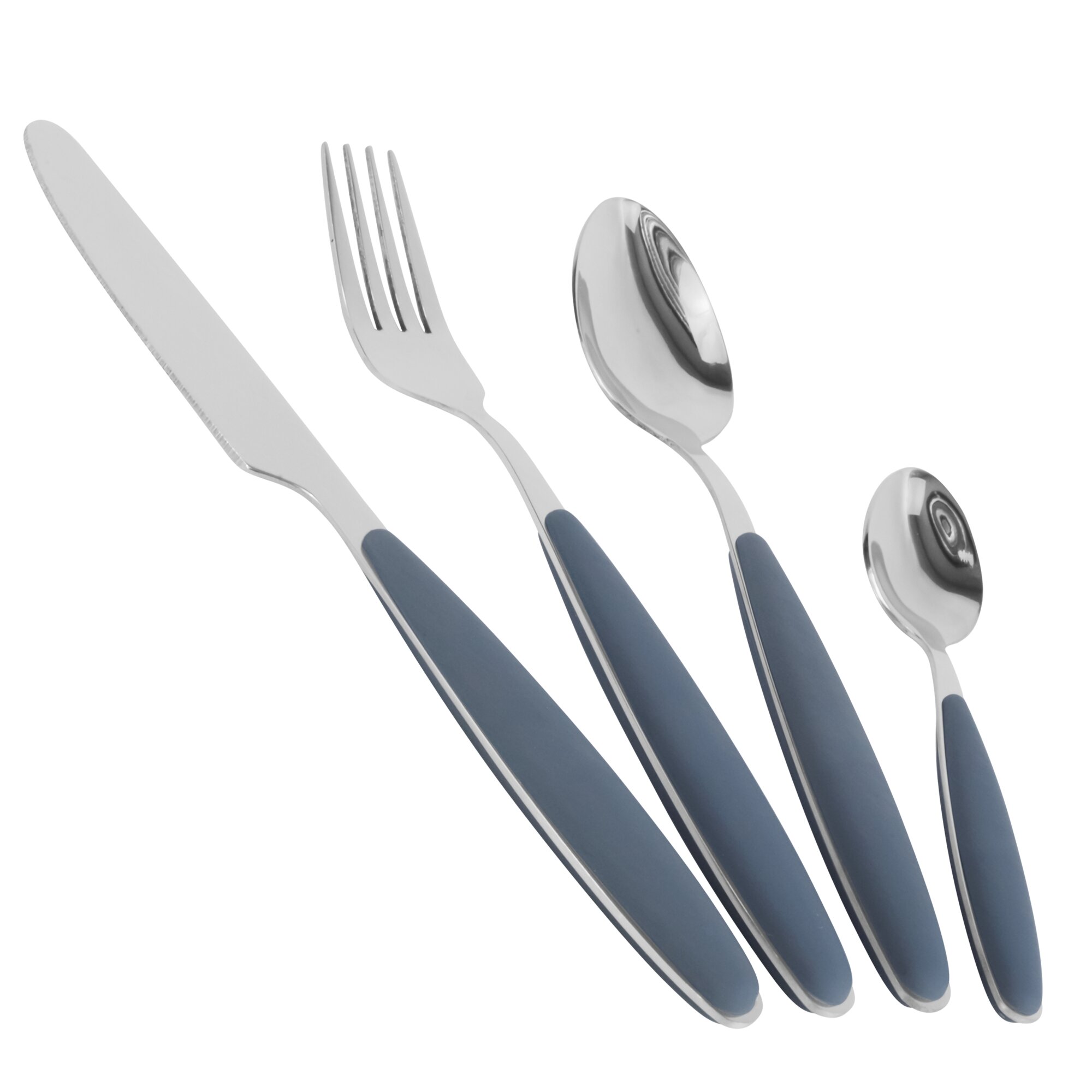 Blue stainless steel cutlery brand GIMEX