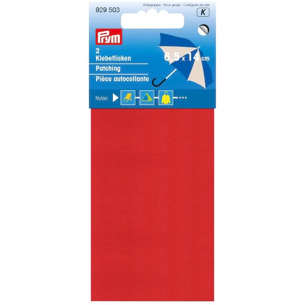 Prym Nylon Reparaturflicken rot