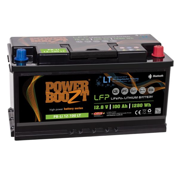 PowerBoozt Lithium-Kaltwetterbatterie