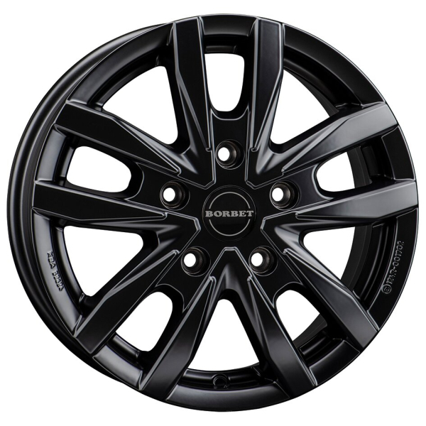 Borbet CW5 16" VW Crafter/MAN TGE ab Bj. 2017 Aluminiumfelge – Black Matt