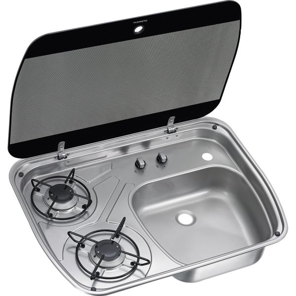 Dometic HSG 2445 hob/sink combination sink right-hand basin 30 mbar