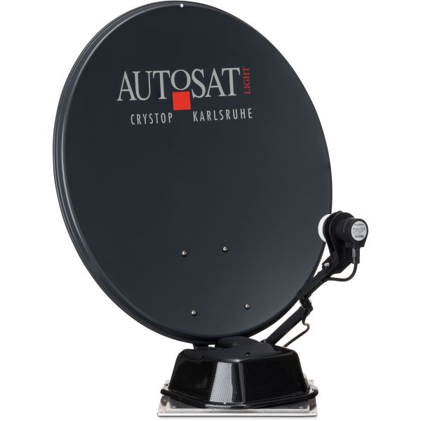 Crystop satellite system AutoSat Light S Digital Single, black