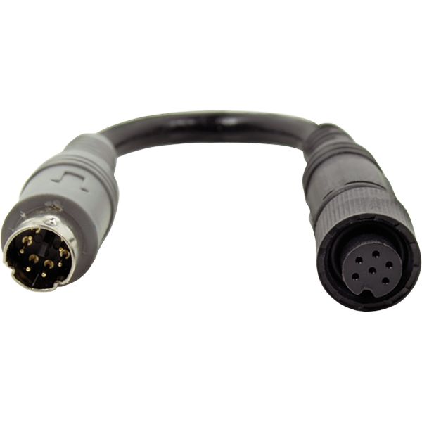 Camera Adapter, 6-pole mini threaded coupling to 6-pole mini plug