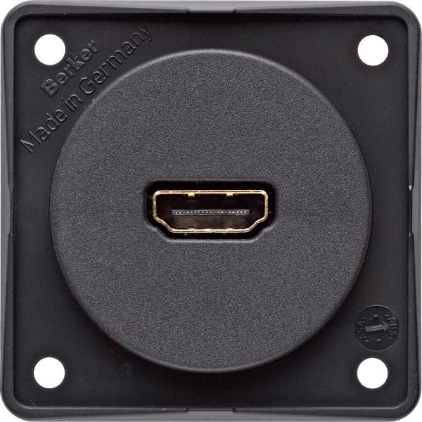 Berker HDMI-Steckdose Integro anthrazit matt SB