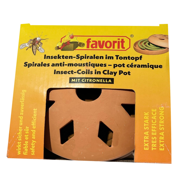 Favorit Insektenspiralen im Tontopf