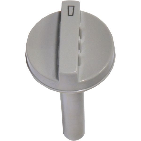 Turning Knob Selector Switch for Dometic Refrigerators, ||Silver Grey, No. 241338200/9