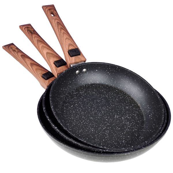 Gimex pan set aluminum, 3-piece