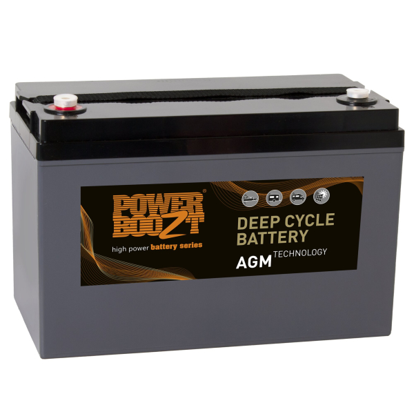 PowerBoozt PB-DC110 Deep Cycle AGM Batterie, 110Ah