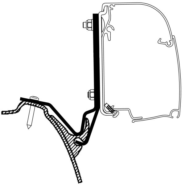 Thule Adapter Westfalia Kepler One / Five / Six für 4200