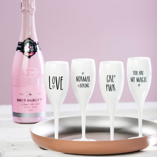 Champagne Glass Set Cheers