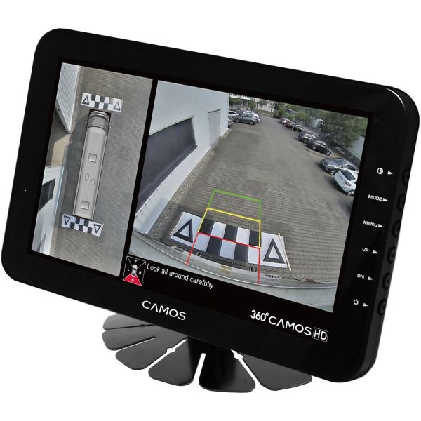 Camos 360° HD reversing video system with 7" monitor