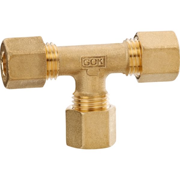 GOK copper screw connection DIN 2353 TYPE T - T-piece SB