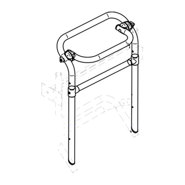 Thule Lift V16 Tragrahmen und Tragrahmen-Querstrebe