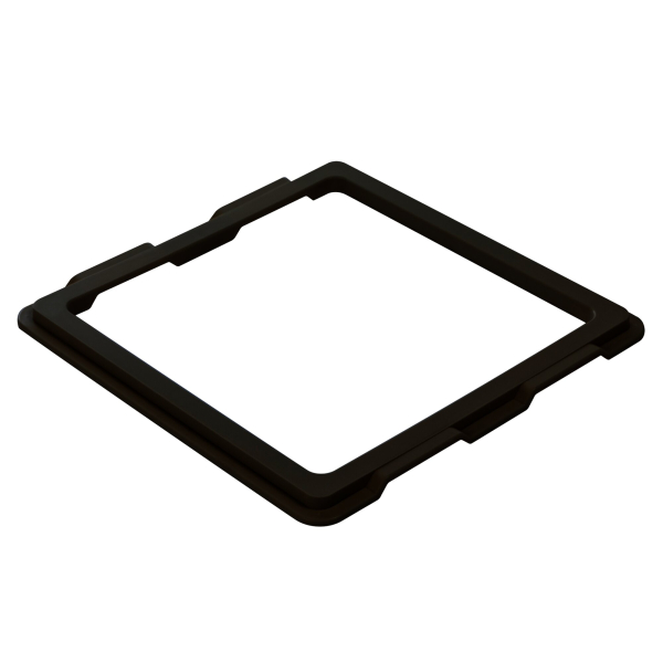 Adapterrahmen schwarz 280 x 280 mm schwarz