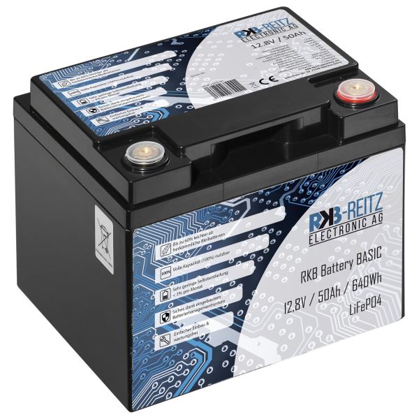 RKB Batterie Battery LiFePo4 50 Ah