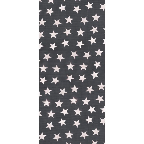 Friedola Tischläufer Miami Star 150 x 40 cm grau, weiß
