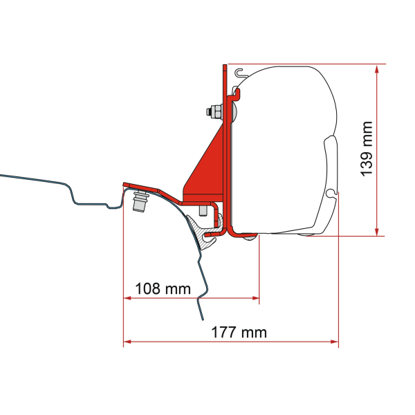 Fiamma Kit VW T5/T6 Multirail Reimo