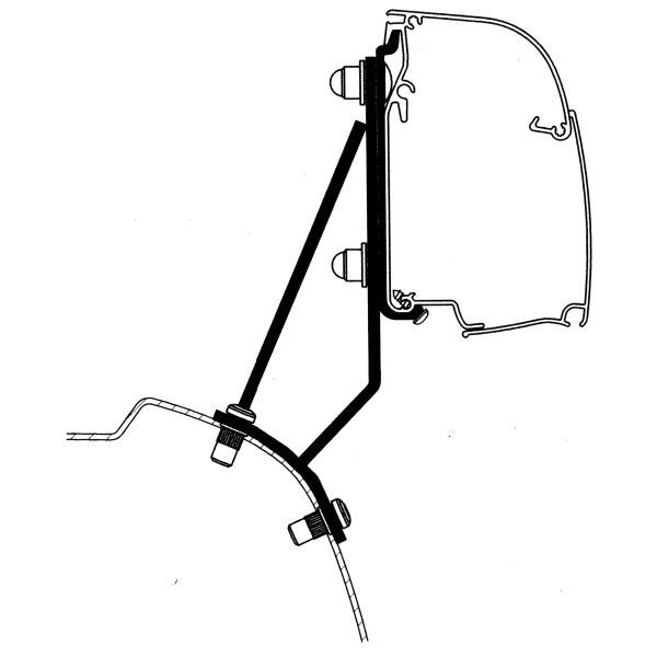 Thule Adapter Ford Transit / Tourneo Custom V710 für 4200