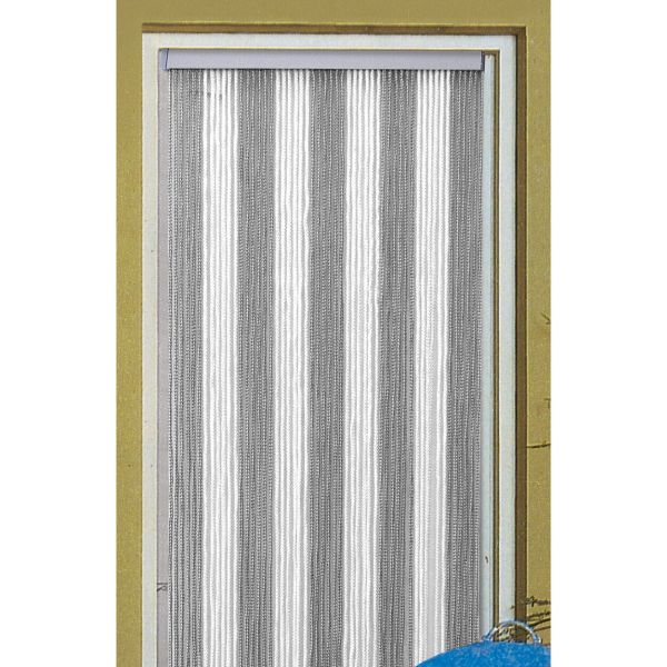 Arisol Türvorhang Korda 60 x 190 cm weiß/silber