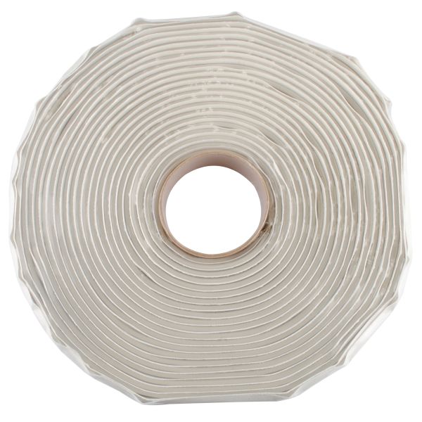 Lilie Butyl-Band 9,1m weiß