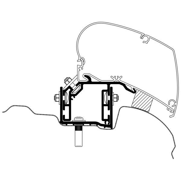 Thule Omnistor Adapter VW Crafter