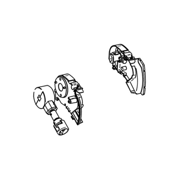 Thule Endplatten inkl. Kurbelwerk TO 6300, anthrazit, Satz links und rechts