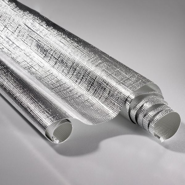 Dometic Verdunklungs - Rollostoff genäht mit Keder 1000 x 850 creme-weiß