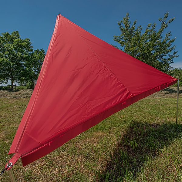 Bent Sonnensegel „Zip Protect Canvas“ rot