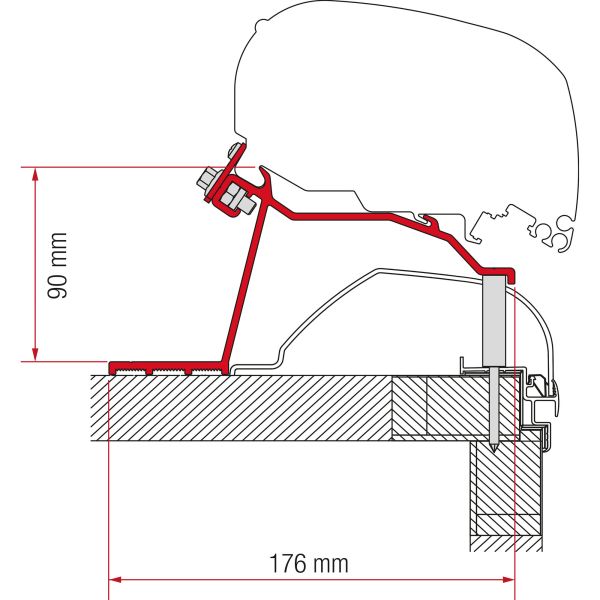 Fiamma Kit Hobby Caravan Markisenadapter F80/65